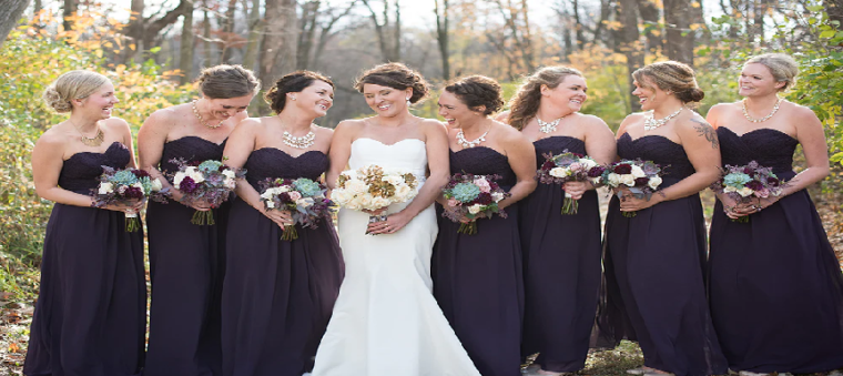 Black Bridesmaid Dress